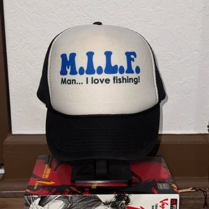 M.I.L.F. Man… I Love Fishing Trucker Hat